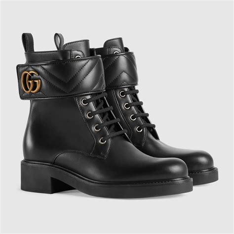 gucci mangum boot on foot|gucci ankle boots women.